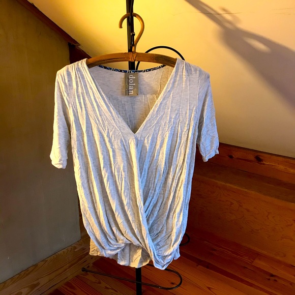 dolan Tops - Anthro Dolan Left Coast Collection Grey Top, EUC S